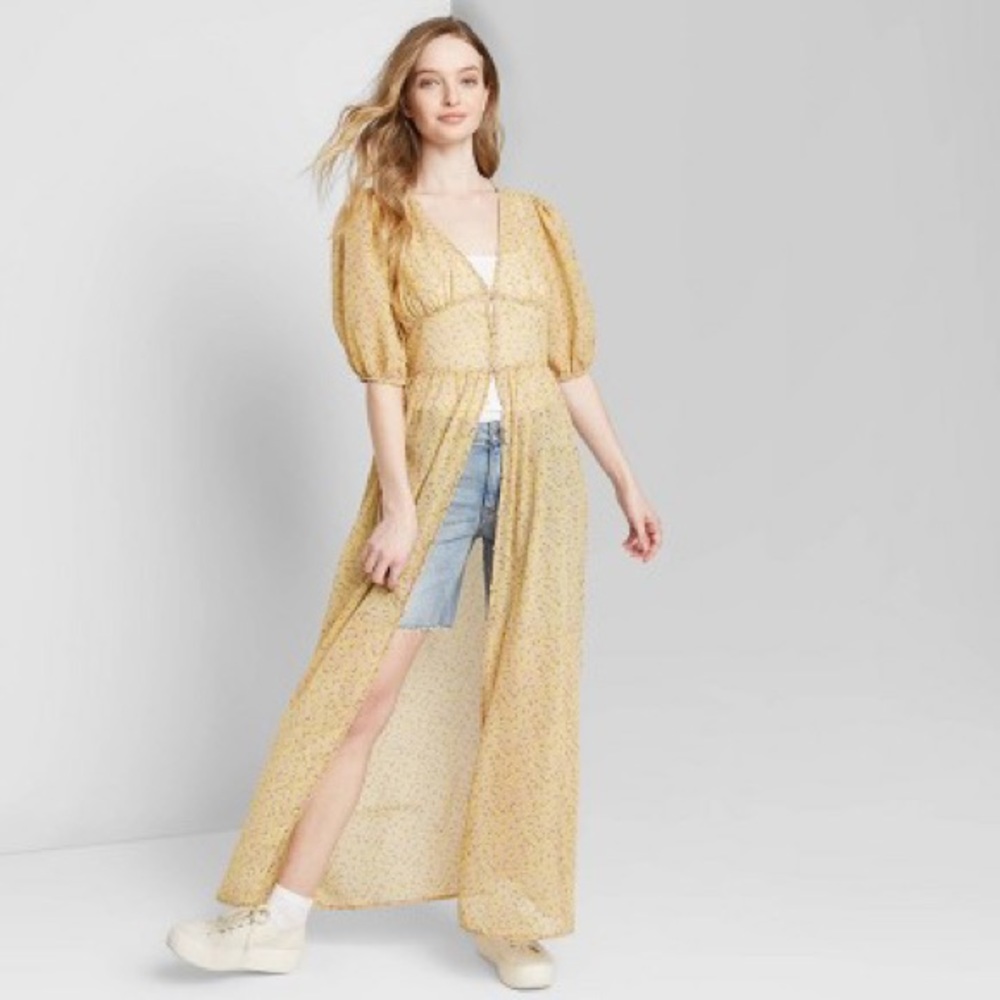 Wild Fable floral print duster
